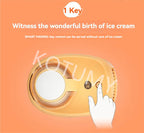 500ml Automatic Italian Ice Cream Machine Maker Mini Roll Soft Serve Hard Household Full Sorbet Fruit Dessert 220V