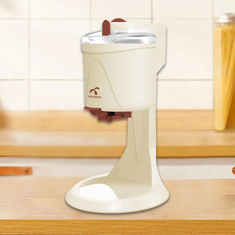 Electric Ice Cream Maker DIY Soft Serve Ice Cream Appliance Portable Lightweight
