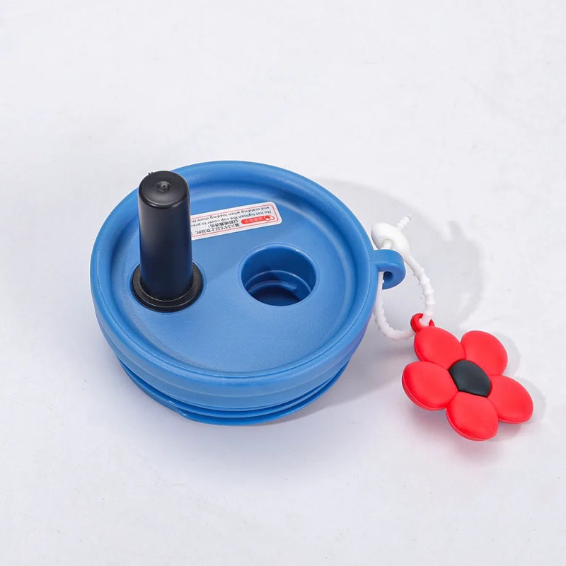 Cute Tumbler With Straw Handle Filter 750ml Large Thermos Bottle Stainless Steel Vacuum Water Bottle For Woman Office Travel Gym