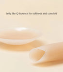 1 Pair Reusable Breast Petals Nipple Cover Invisible Petal Adhesive Strapless Backless Stick on Bra Silicone Breast Patch