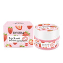 ENVISHA Skin Care Strawberry Lip Care Balm Scrub Sugar Cream Exfoliating Moisturizing Nourish Repair Cleft Fine Lines Smooth