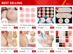 Reusable Rabbit Nipple Cover Pasties Breast Push Up Stickers Adhesive Invisible Bra Lift Tape Women Nipples Covers Silicone Pads