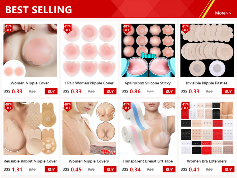 Reusable Rabbit Nipple Cover Pasties Breast Push Up Stickers Adhesive Invisible Bra Lift Tape Women Nipples Covers Silicone Pads