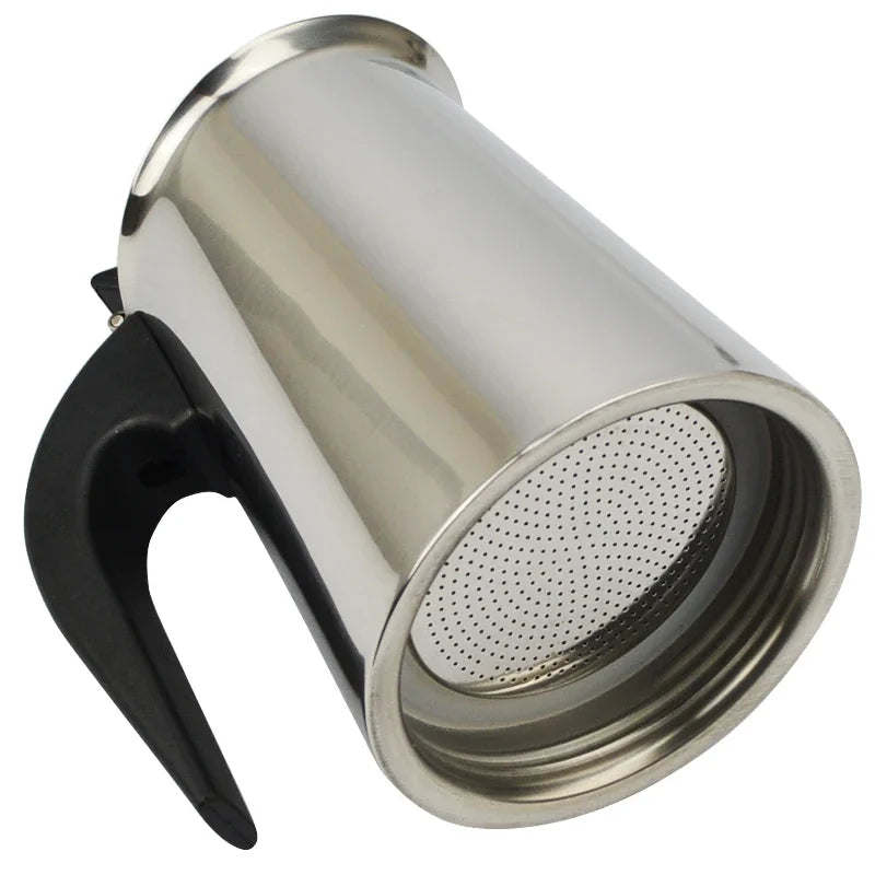 2/4/6/9 Cups Stainless Steel Coffee Maker Moka Pot Espresso Maker Cups Latte Percolator Stove Top Espresso Pot