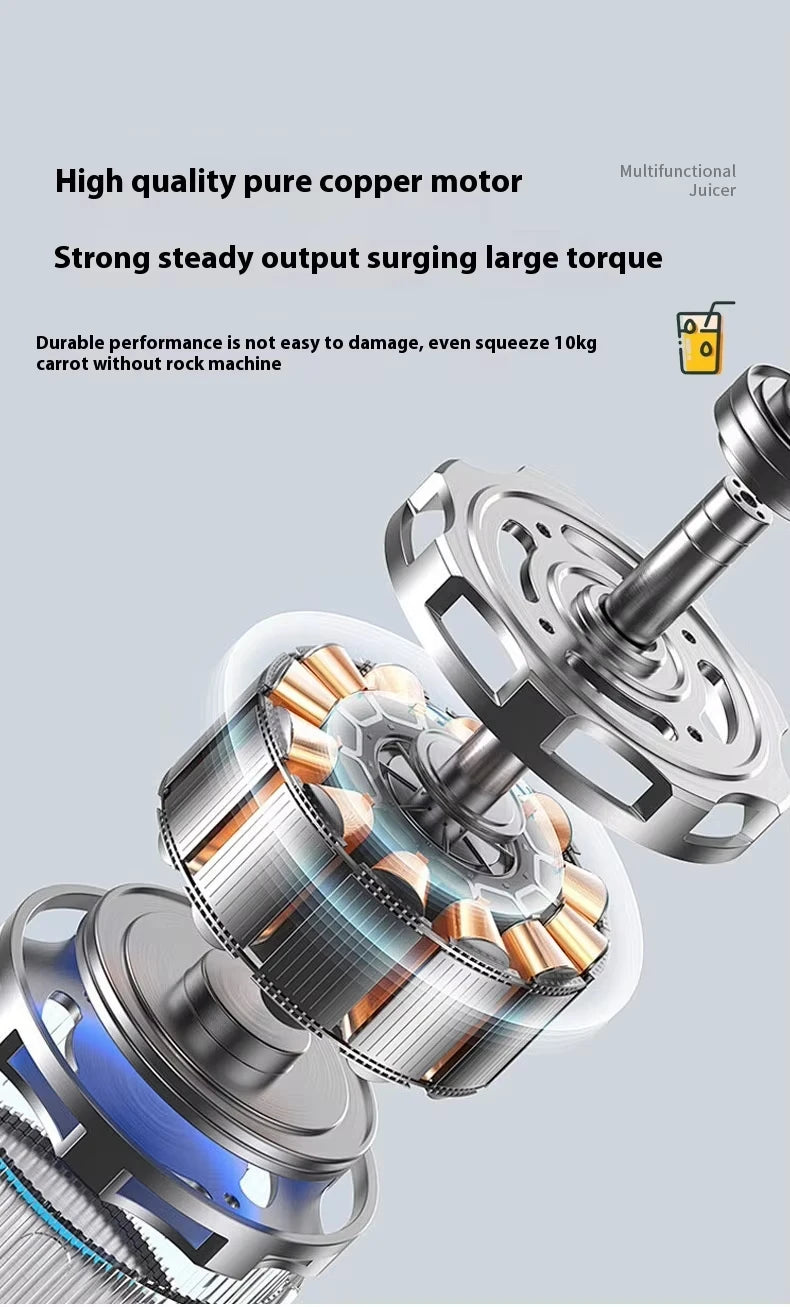 Automatic Small-Sized Multifunctional Electric Soy Milk & Juice Maker for Home, with Juice and Pulp Separation