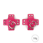 Women 1Pair Sexy Leather Cross Nipple Cover Reusable Breast Stickers Self Adhesive Nipple Pasties Nipple Covers Bra Accessories