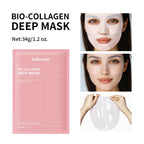 12pcs Bio-Collagen Real Deep Mask Elasticity Improvement Brighten Skin Pore Minimizing Firming Radiance Anti-Aging Skincare