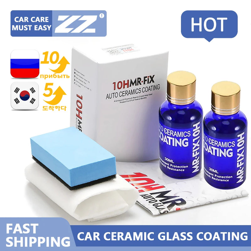 Mr fix 10h automobile nano crystalline coating automobile ceramics nano crystalline super hydrophobic glass