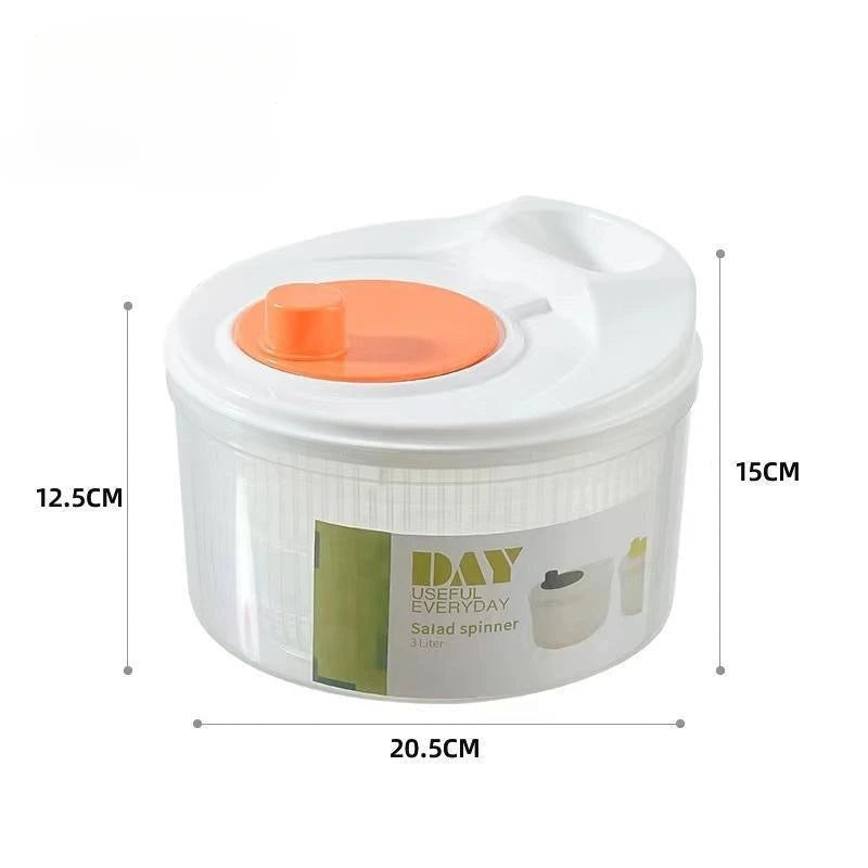 Multifunctional Household Manual Vegetable Dehydrator - Salad Spinner with Fruit, Lettuce Drain Basket | Home Kitchen Gadgets