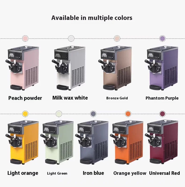 1Flavor Ice Cream Machine Commercial,Fully Automatic Soft Serve Maker with Digital Display, One TouchOperation for Home&Business
