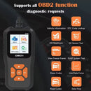 V318 Auto Diagnostic Tool Scanner Automobile Battery Tester OBD2 Automobile Clear Fault Detects Support Multiple Languages