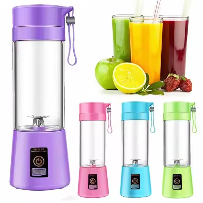 Smoothie Machine Electric Household Juice Maker Wireless Rechargeable Usb Mini Hand Portable Fruit Blender