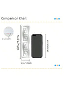 12pcs 20x5cm Acrylic Mirror Sticker Adhesive Wall Decor Sticker Mirror Wall Art Home DIY Decoration Mirror Wall Stickers