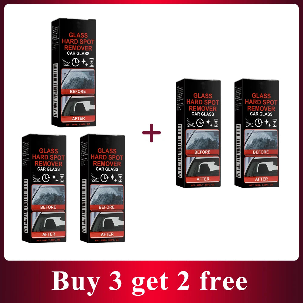 Car Glass Oil Film Cleaner Car Window Cleaning Automobile Windshield Remove Stains Automobile Windscreen Eliminate Greasy Dirt