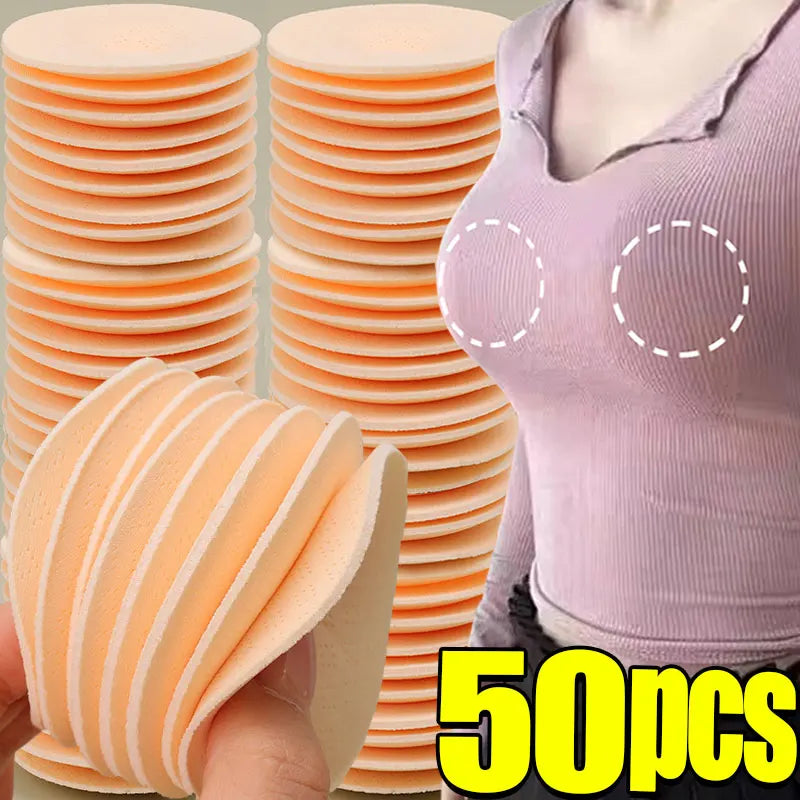 2/50PCS Reusable Nipple Cover for Women Bra Sticker Breast Petal Strapless Bra Invisible Boob Pads Chest Pasties Intimates