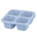 Bento Snack Boxes | Meal Prep Container 4-Section | With Lid 4-Compartment Lunchable Container Reusable For Desserts Nuts