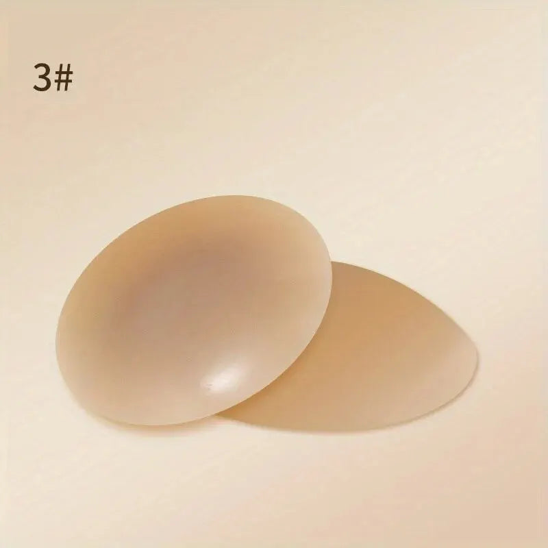 1 Pair Reusable Breast Petals Nipple Cover Invisible Petal Adhesive Strapless Backless Stick on Bra Silicone Breast Patch
