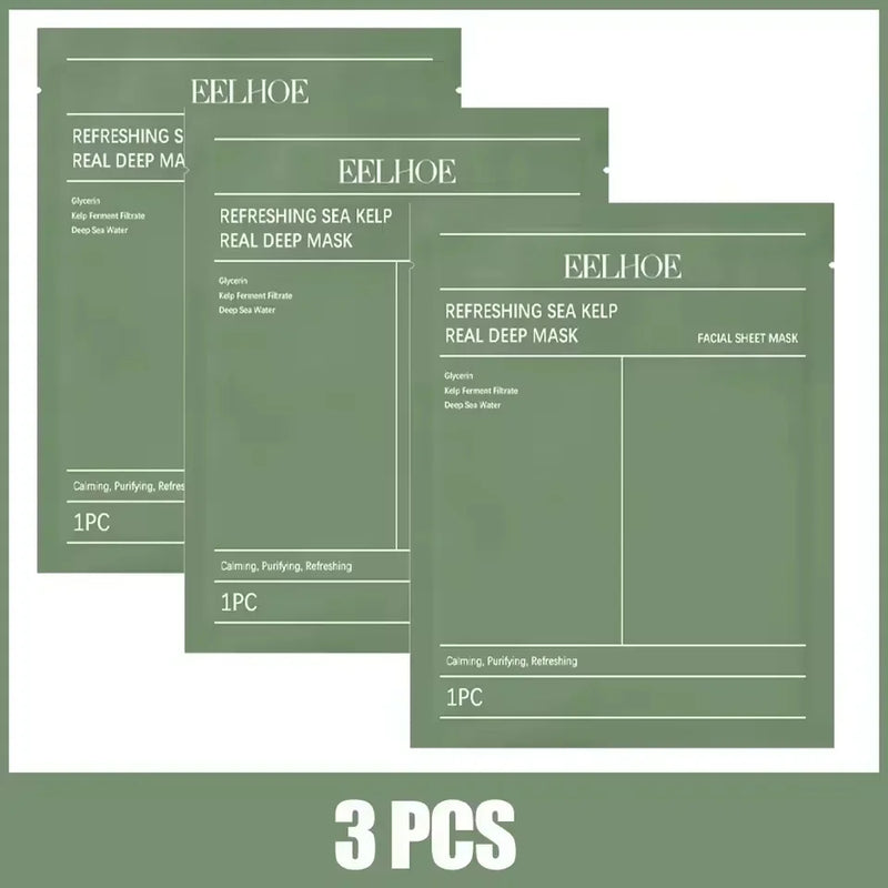 Bio-Collagen Sea Kelp Real Deep Mask Anti-Wrinkle Lifting Mask Hydrolyzed Collagen Collagen Reverse Filming Volume PeelOff Mask