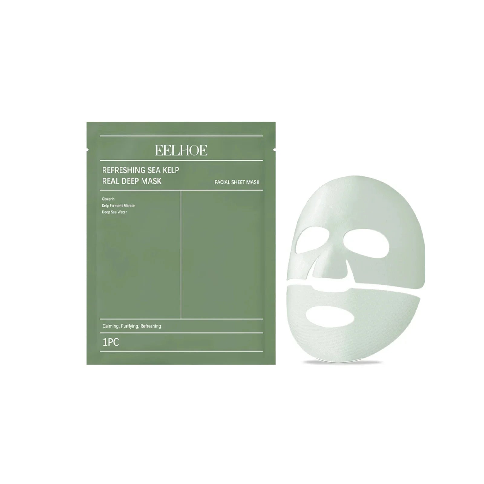 Bio-Collagen Sea Kelp Real Deep Mask Anti-Wrinkle Lifting Mask Hydrolyzed Collagen Collagen Reverse Filming Volume PeelOff Mask