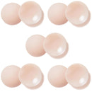 Nippies Nipple Cover - Sticky Adhesive Silicone Nipple Pasties - Reusable Pasty Nipple Covers for Women 5 Pairs Travel Set