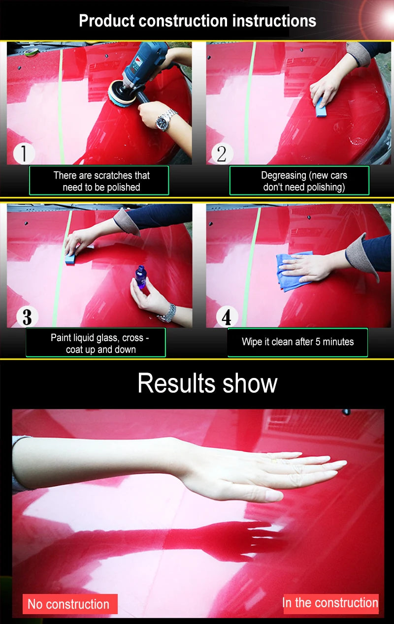 Mr fix 10h automobile nano crystalline coating automobile ceramics nano crystalline super hydrophobic glass