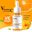 Vitamin C Facial Essence Hyaluronic Acid Dark Skin Brighten Serum Fade Fine Lines Moisturizing Repair Dull Serum Face Skin Care