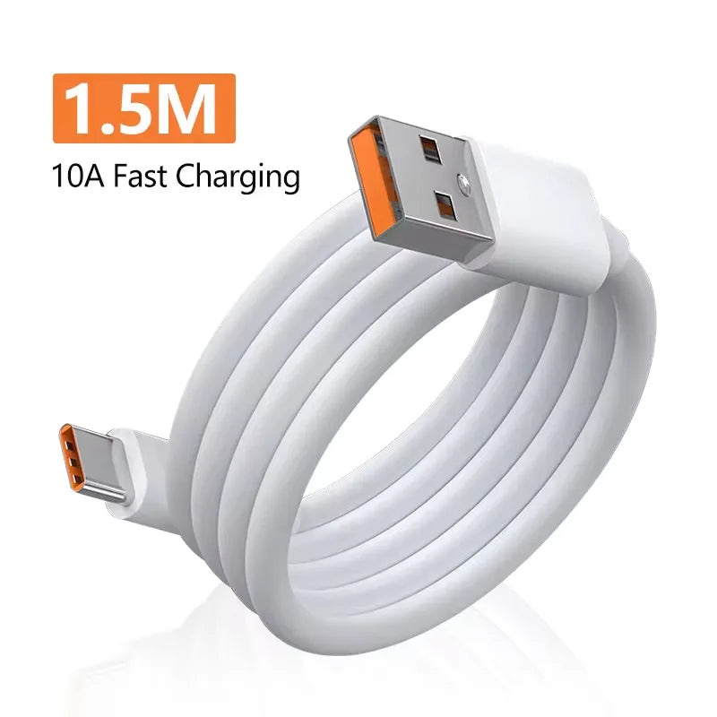 4 Port 120W Fast USB C Charger Wall Adapter 10A Type C Data Cable For iPhone Samsung Xiaomi Huawei Phone EU US UK USB Charger
