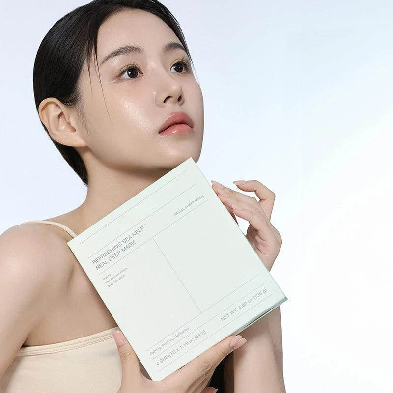 Refreshing Sea Kelp Real Deep Mask Korea Brand Collagen Deep Mask Moisturizing Overnight Hydrogel Bio-collagen Facial Sheet Mask