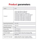 V318 Auto Diagnostic Tool Scanner Automobile Battery Tester OBD2 Automobile Clear Fault Detects Support Multiple Languages