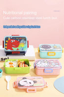 Cute Lunch Box for Kids Girls Boys With Compartments Bento Lunchbox School Child Leakproof Children's Food Snack Boxes New 2025