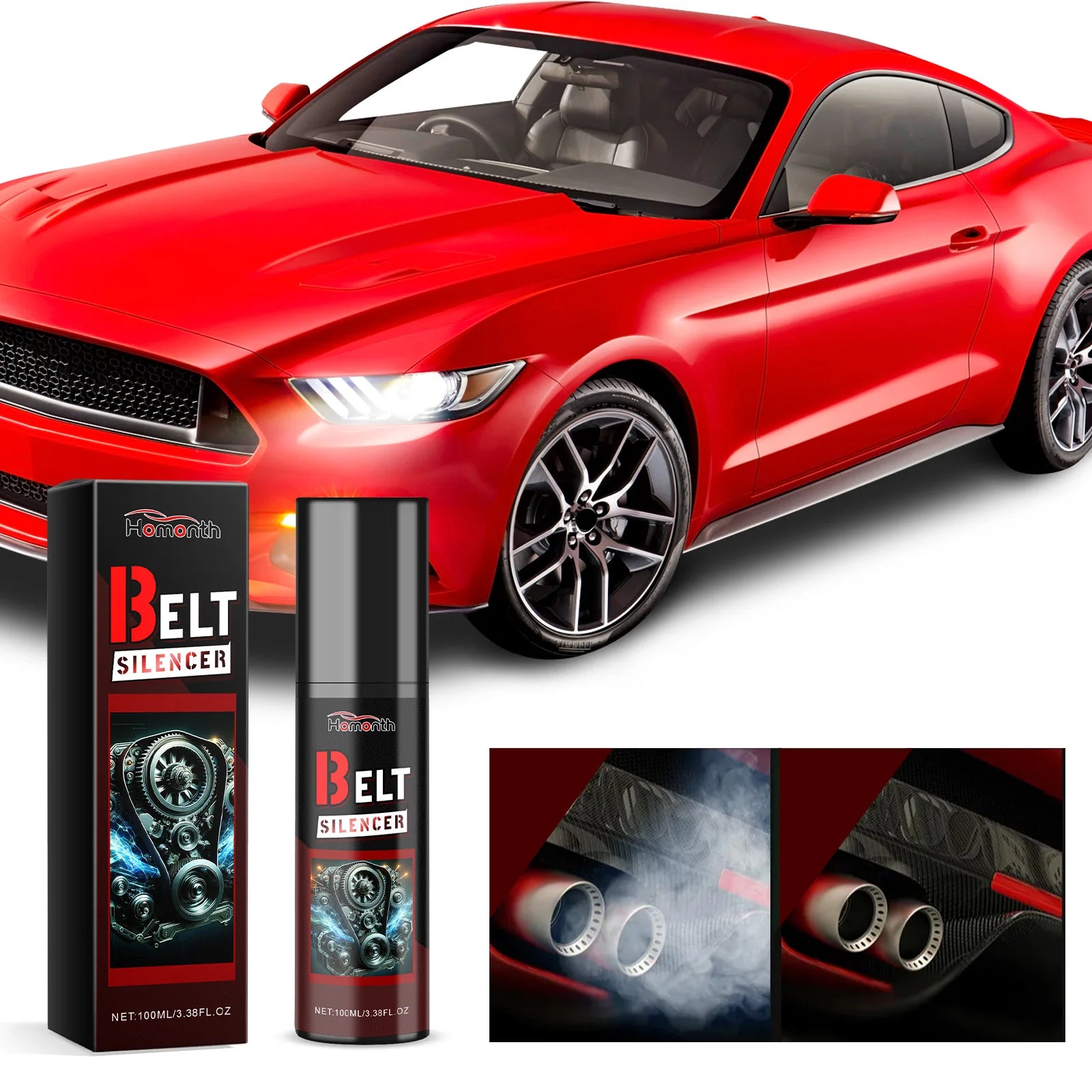 100/200/300ml Automobile engine belt silencer Automobile engine belt squeak elimination maintenance lubricant