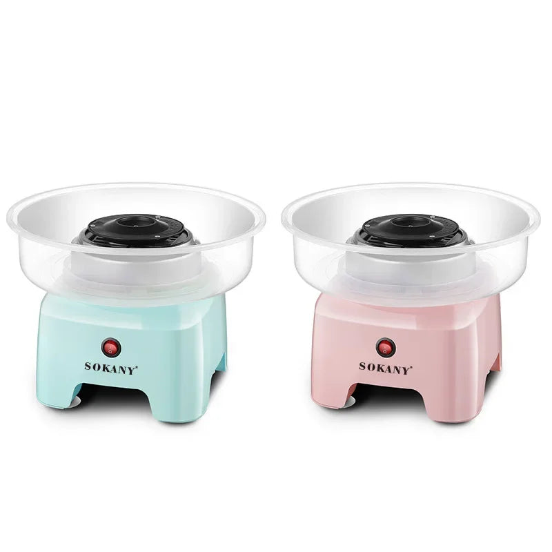 SOKANY 520 Automatic Mini Cotton Candy Maker for Kids, Small Electric Candy Floss Machine