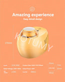 500ml Automatic Italian Ice Cream Machine Maker Mini Roll Soft Serve Hard Household Full Sorbet Fruit Dessert 220V