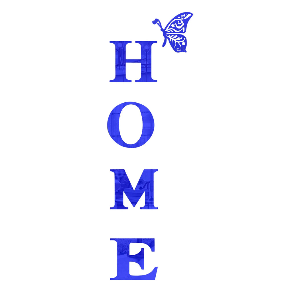 3D Acrylic Large DIY Mirror Self-Adhesive Removable Wall Sticker Family English Alphabet Living Room Bedroom Home Decoration