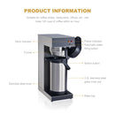 Large Capacity 2.2L Coffee Shop Appliances Coffee Brewer Multi Drink Commercial American Coffee Machine