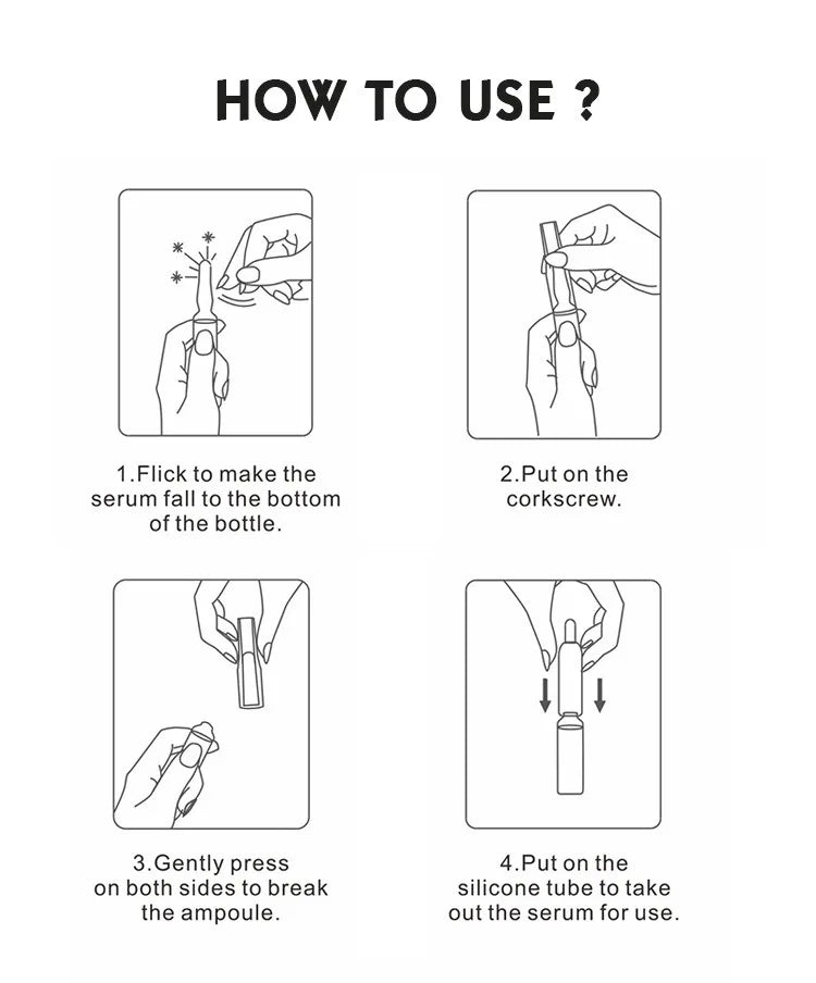 20% Vitamin C Ampoule Serum Set  Moisturising Whitening Wrinkle Reducing Anti-Ageing Serum Face Beauty Skin Care