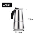 Moka Pot Machine Mocha Latte Pot Stainless Steel Mocha Espresso Coffee for Office Kitchen Italian Coffee Maker 2/4/6/9/12 Cups