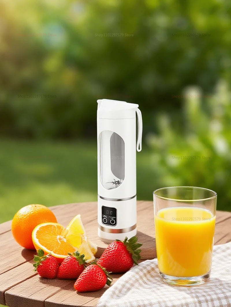 Portable Mini Electric Blender USB Rechargeable Smoothie Juicer Milkshake Maker For Fresh Fruit Orange Juice And On-The-Go Use