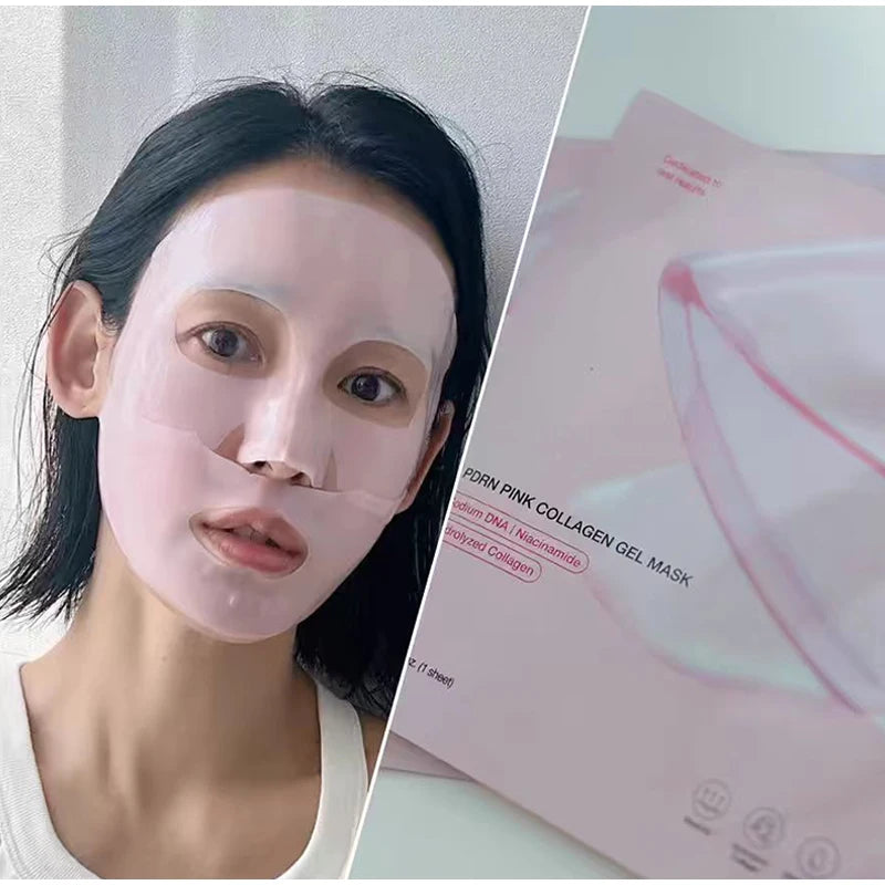 Bio-collagen Real Deep Mask Moisturizing Overnight Face Skin Care With Hydrolyzed Collagen Reverse Film Volume Peel Off Mask
