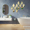Acrylic Mirror Wall Sticker Self-adhesive Soft Mirror Without Punching Decorative Mirror Household Bathroom Makeup Mirror