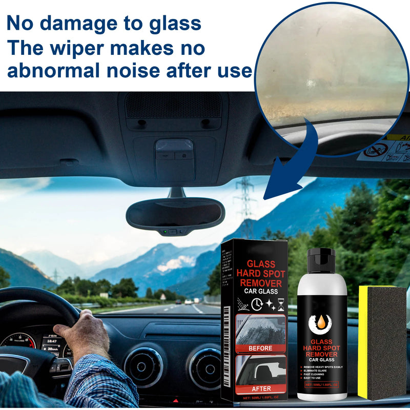 Car Glass Oil Film Cleaner Car Window Cleaning Automobile Windshield Remove Stains Automobile Windscreen Eliminate Greasy Dirt