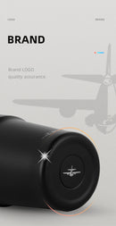 MHW-3BOMBER 360ML Stainless Steel Coffee Tumbler Portable Double Wall Thermal Mugs for Travel Camping Home Coffee Accessories