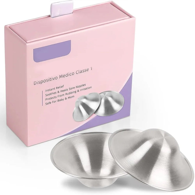 Nipple Shields for Nursing Newborn Breastfeeding Essentials Original Silver Nipple Covers Breastfeeding for Any Mum Soothing