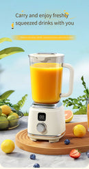 Portable Electric Juicer Blender 600ml USB Charging Fruit Smoothie Maker Lemon Orange Juicing Cup Compact Kitchen Appliance