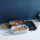 Lunch Box Bento Box for School Kids Office Worker 3layers Microwae Heating Lunch Container Food Storage Box