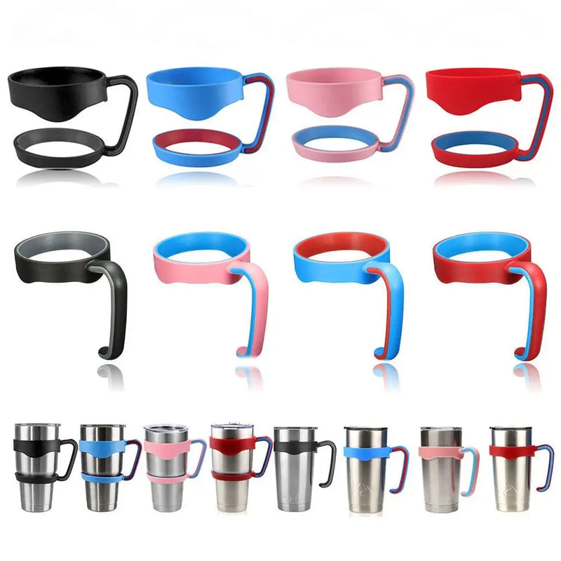 1Pcs Mug Base Tumbler Cup Handle 4 Color Drinkware Water Bottle Holder Portable Bottle Accessory for Yetti Rambller 20oz/30Oz
