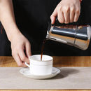 Coffee Maker Pot Moka Coffee Maker Stainless Steel 2/4/6/9 Cups Mocha Espresso Latte Stovetop Filter Coffee Pot for Kitchen