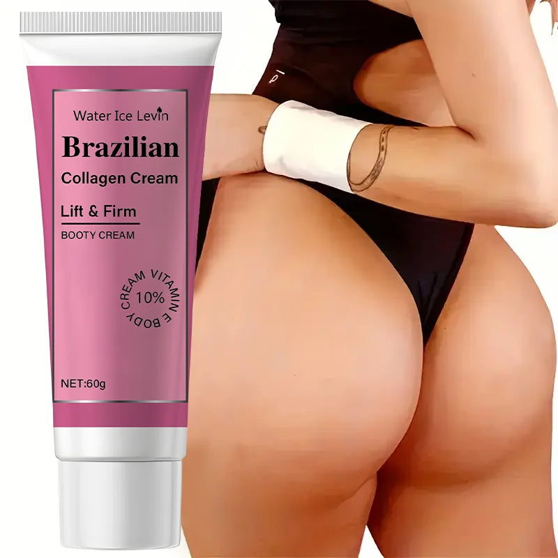 Brazilian Butt Lift Collagen Cream, Balances Skin Tone, Improves Body Contouring, Suitable for All Skin Types