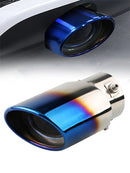 Shark belt net tail throat Stainless steel exhaust pipe Automobile exhaust pipe muffler Automobile accessories exhaust pipe