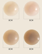 1 Pair Reusable Breast Petals Nipple Cover Invisible Petal Adhesive Strapless Backless Stick on Bra Silicone Breast Patch